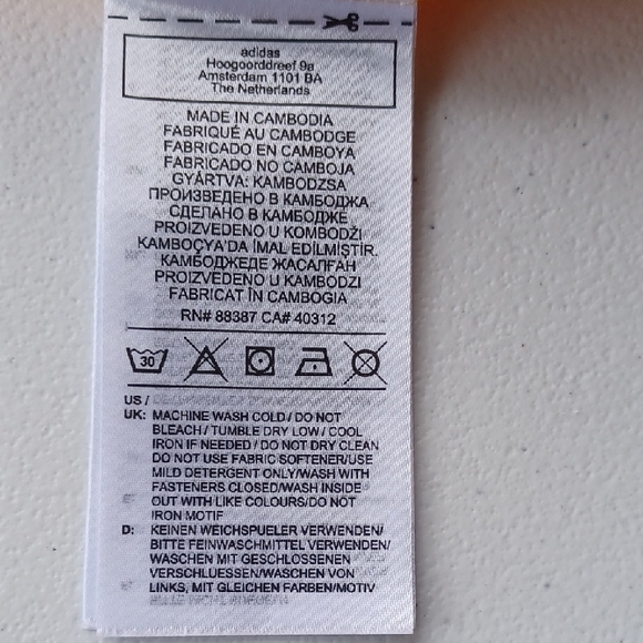 Adidas Primegreen Apricot Track Jacket, Hood, Size S - Picture 11 of 12